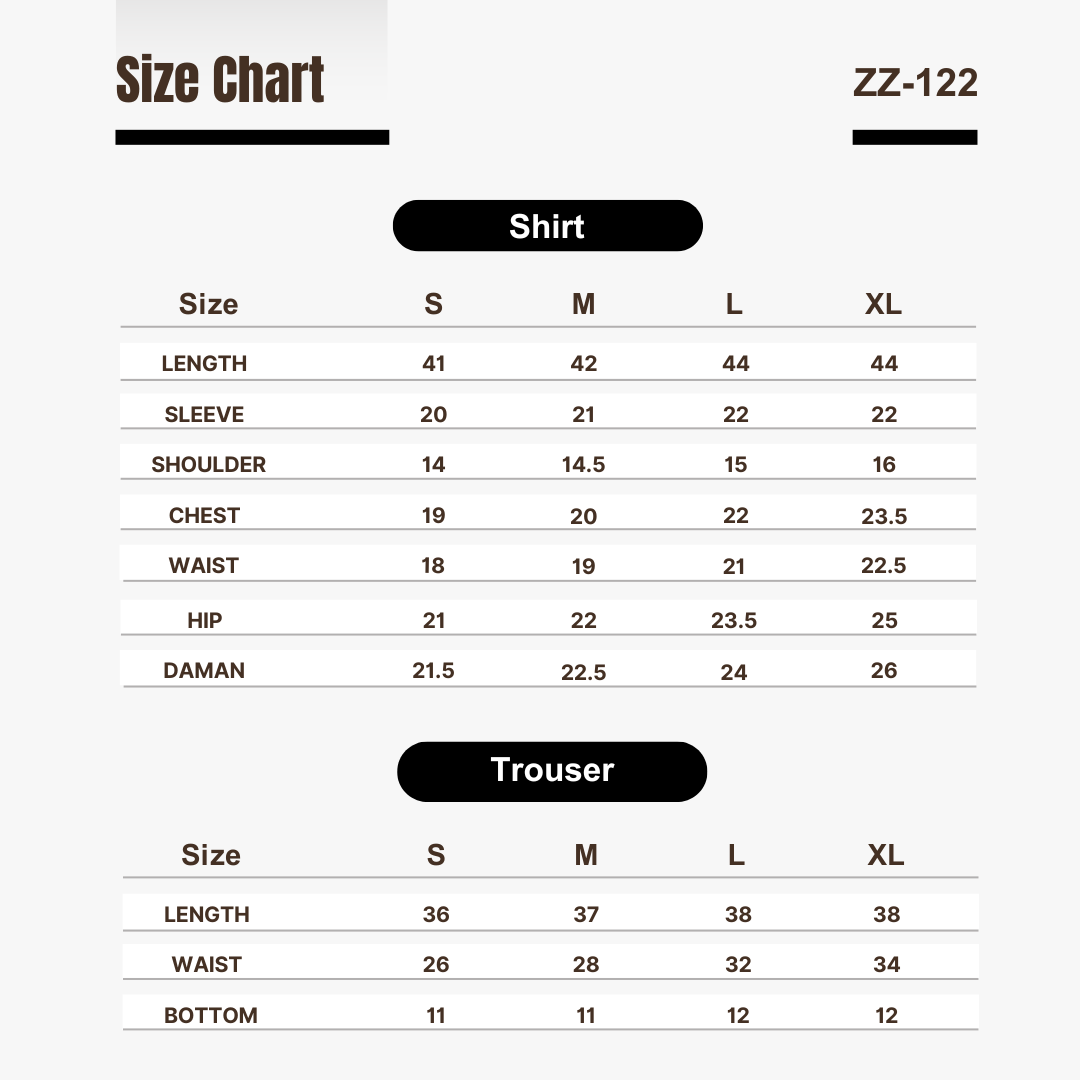 ZZ-Pure-White-122 / 2PC